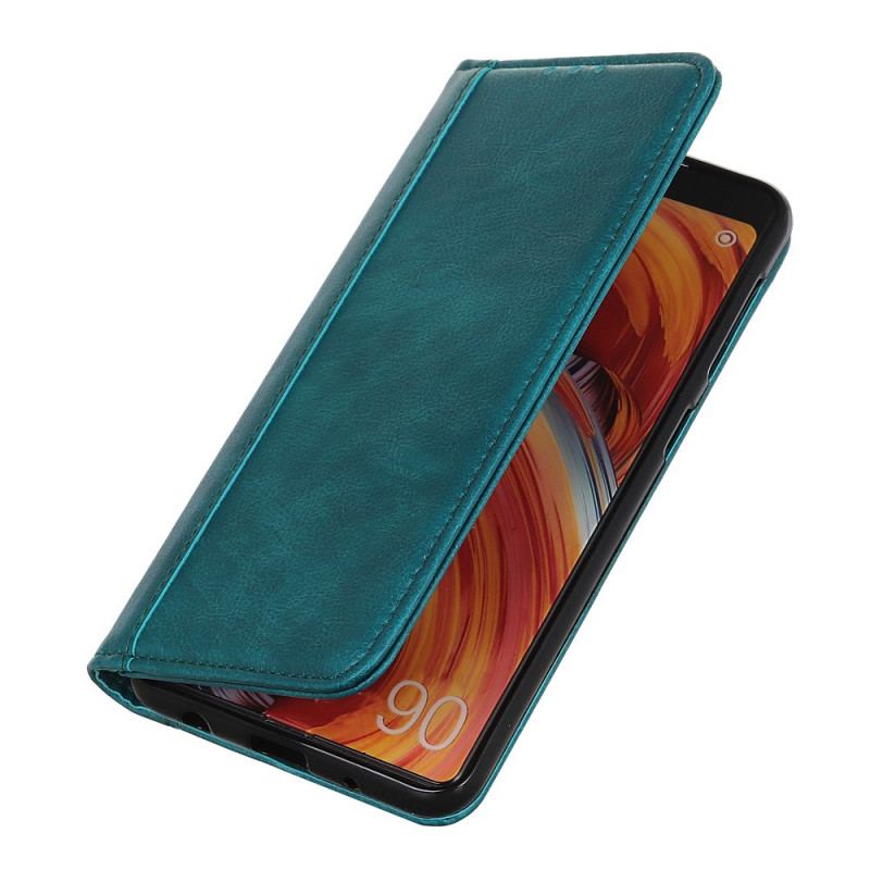 Flip Cover Honor 50 / Huawei Nova 9 Cuir Litchi Fendu Élégance