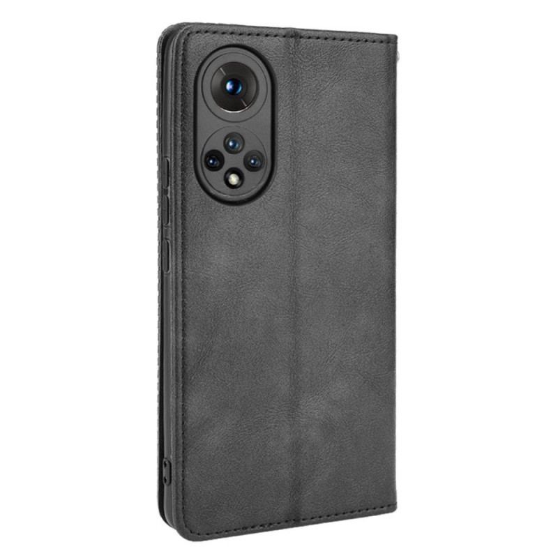 Flip Cover Honor 50 / Huawei Nova 9 Effet Cuir Vintage Stylisé