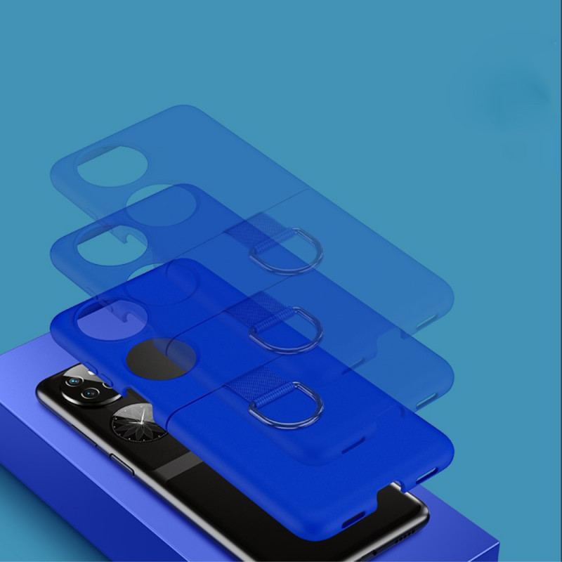 Coque Huawei P50 Pocket Anneau en Métal