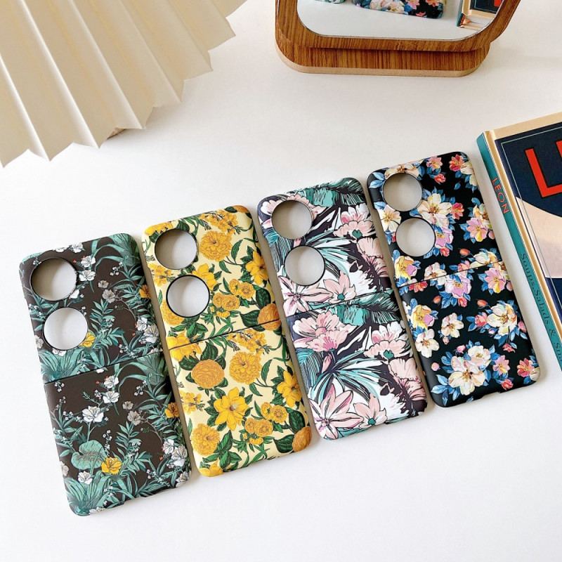 Coque Huawei P50 Pocket Fleurs