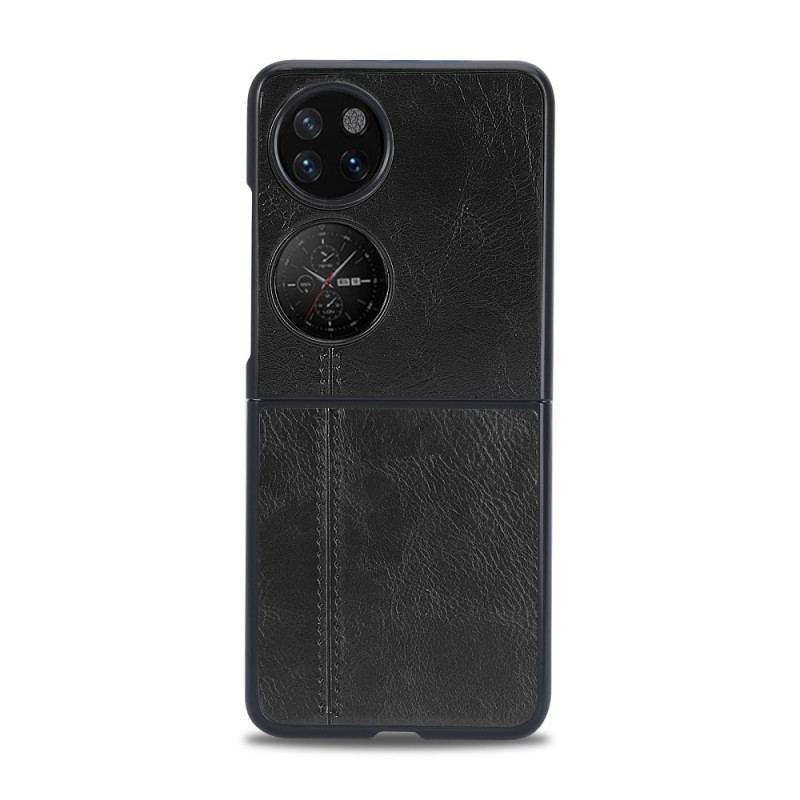 Coque Huawei P50 Pocket Simili Cuir Coutures