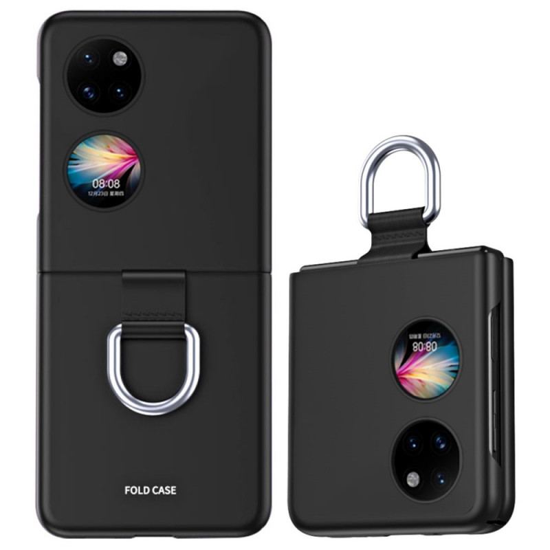 Coque Huawei P50 Pocket Skin-Touch avec Anneau