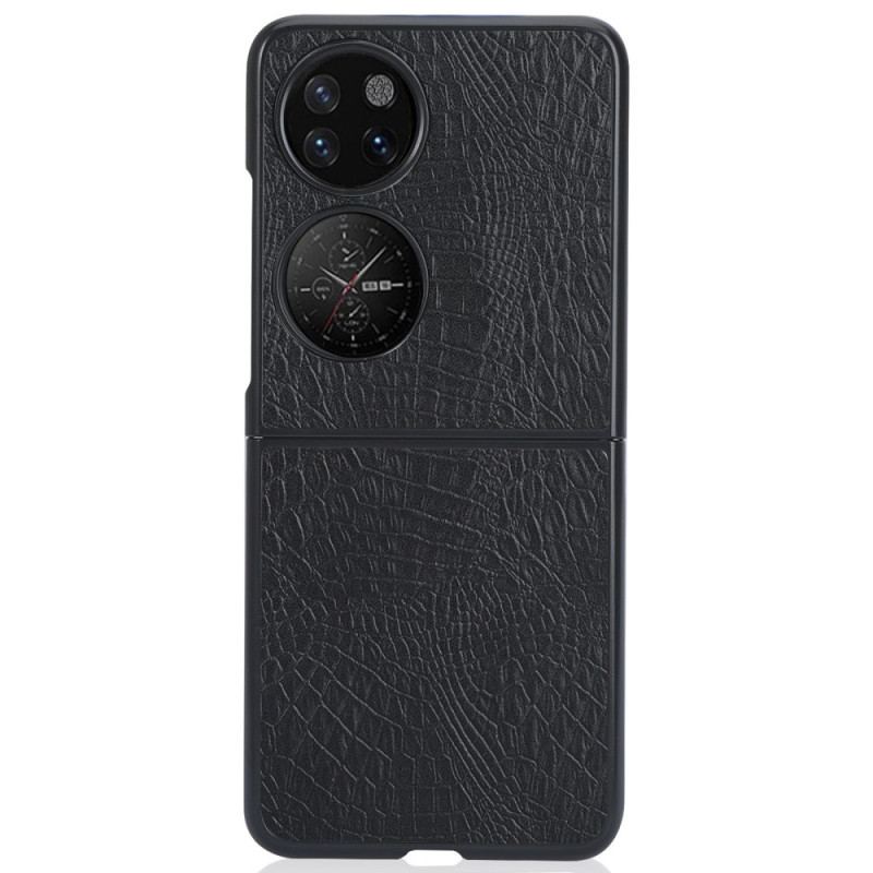 Coque Huawei P50 Pocket Texture Peau de Crocodile