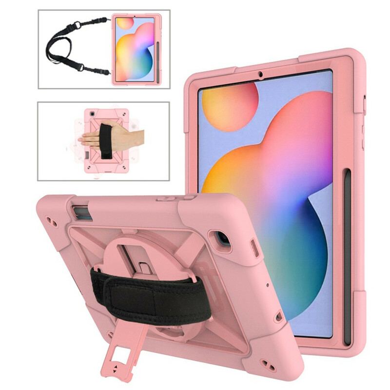 Coque Samsung Galaxy Tab S6 Lite Sangle et Bandoulière