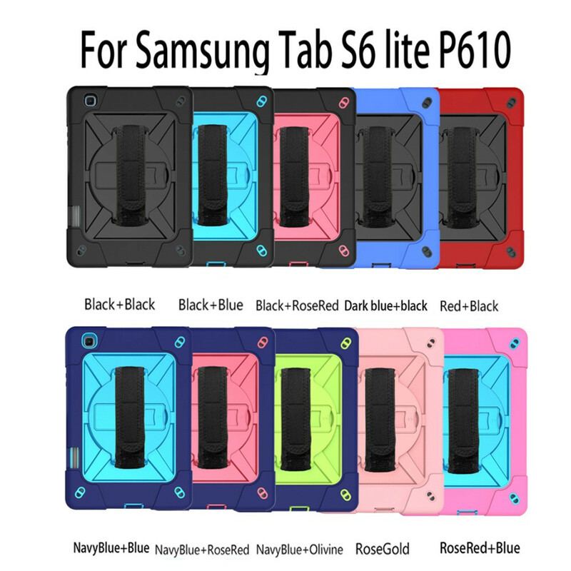 Coque Samsung Galaxy Tab S6 Lite Sangle et Bandoulière