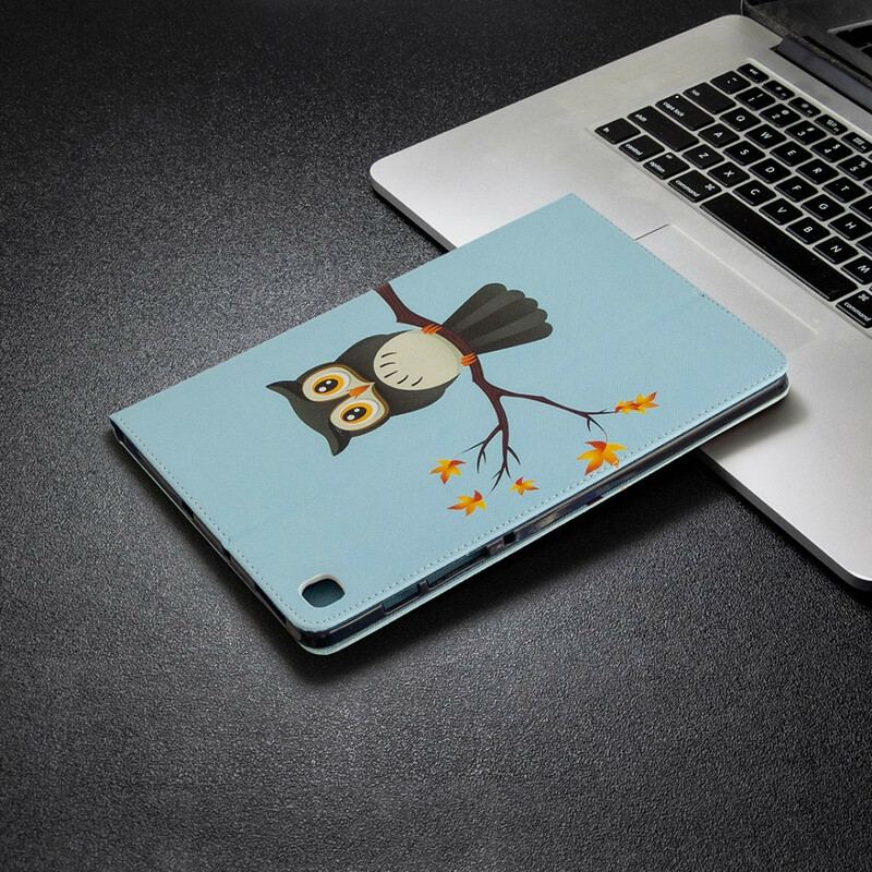 Étui Samsung Galaxy Tab S6 Lite Hibou sur sa Branche