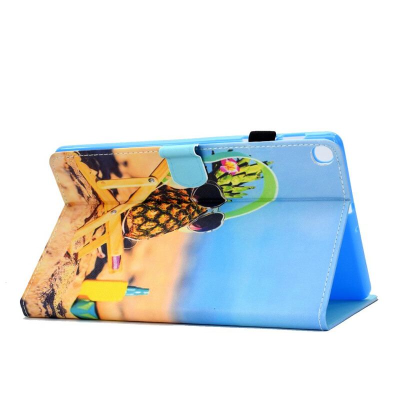 Housse Samsung Galaxy Tab S6 Lite Ananas Plage