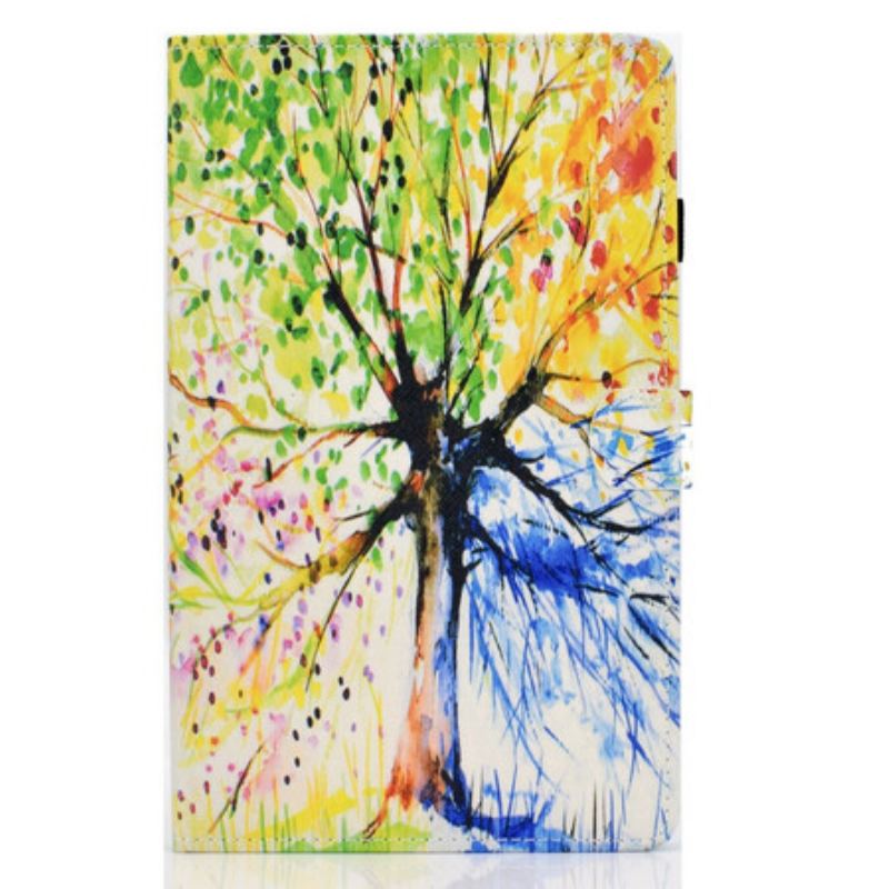 Housse Samsung Galaxy Tab S6 Lite Arbre Aquarelle