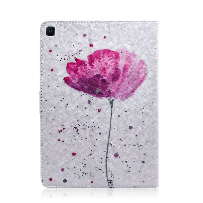 Housse Samsung Galaxy Tab S6 Lite Coquelicot