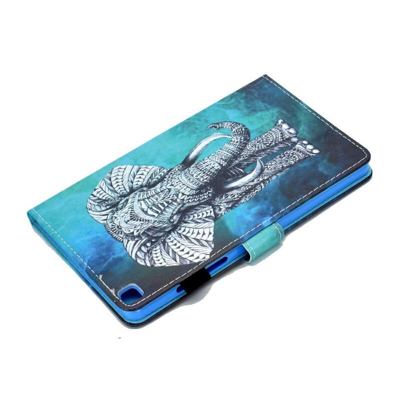 Housse Samsung Galaxy Tab S6 Lite Éléphant Tribal