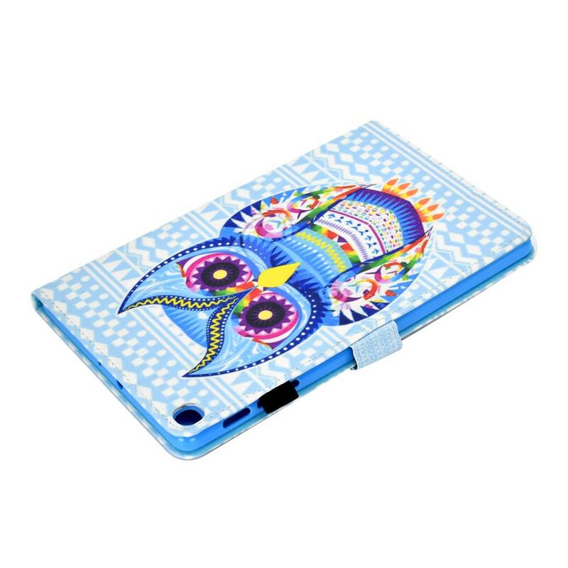 Housse Samsung Galaxy Tab S6 Lite Hibou Tribal