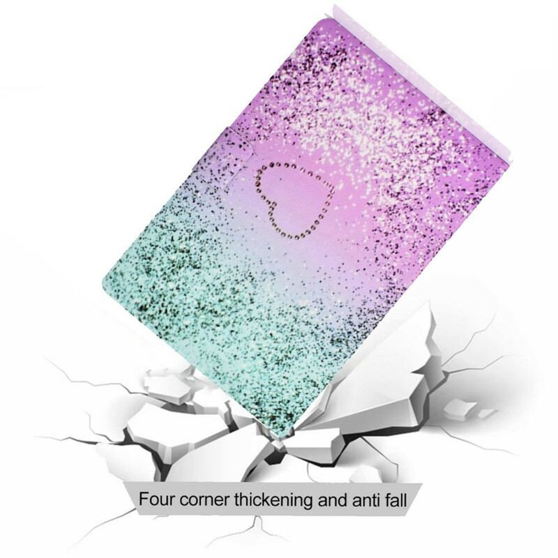 Housse Samsung Galaxy Tab S6 Lite Paillettes Brillantes