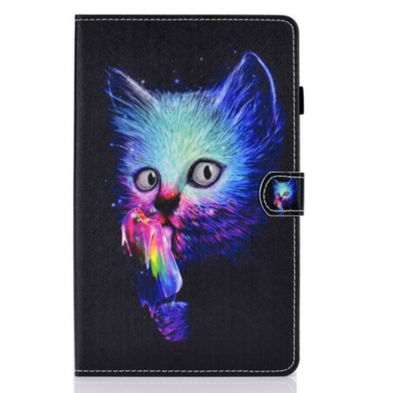 Housse Samsung Galaxy Tab S6 Lite Psycho Cat