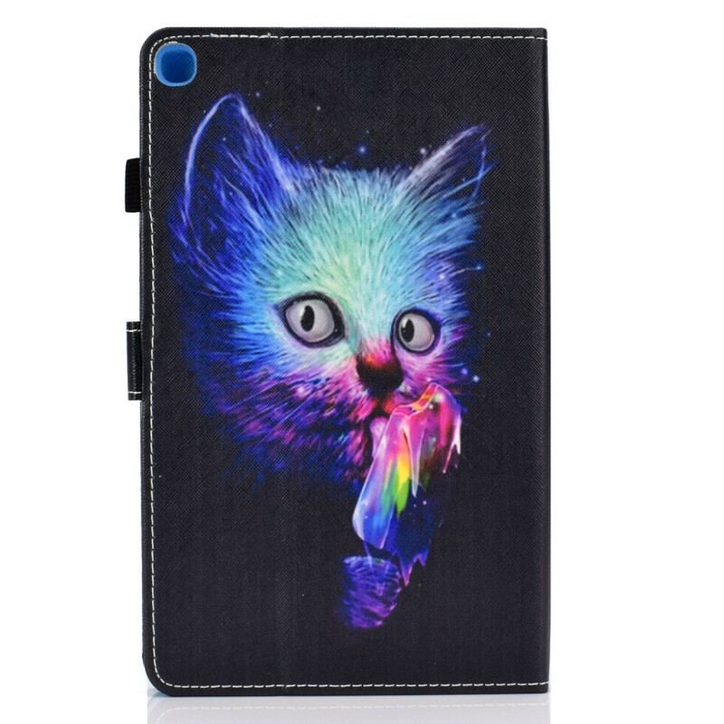 Housse Samsung Galaxy Tab S6 Lite Psycho Cat