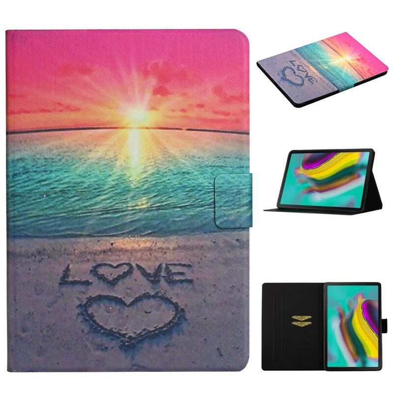 Housse Samsung Galaxy Tab S6 Lite Sunset Love