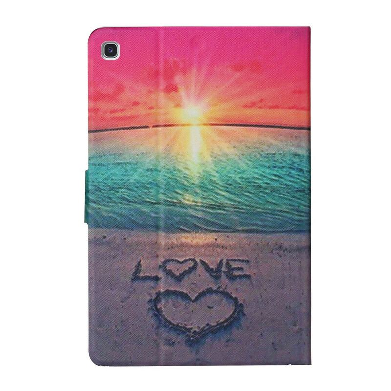 Housse Samsung Galaxy Tab S6 Lite Sunset Love