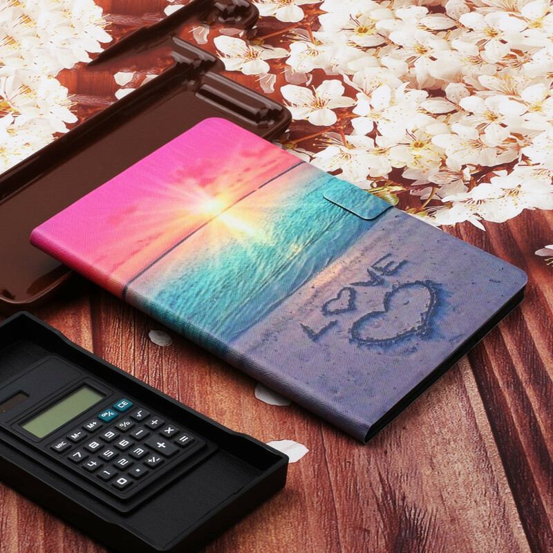 Housse Samsung Galaxy Tab S6 Lite Sunset Love