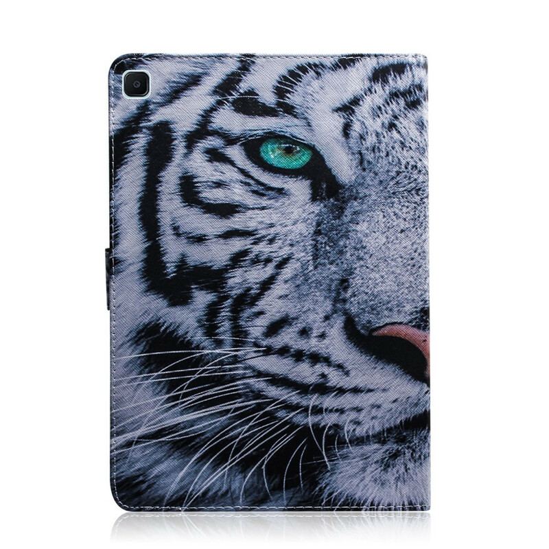 Housse Samsung Galaxy Tab S6 Lite Tête de Tigre