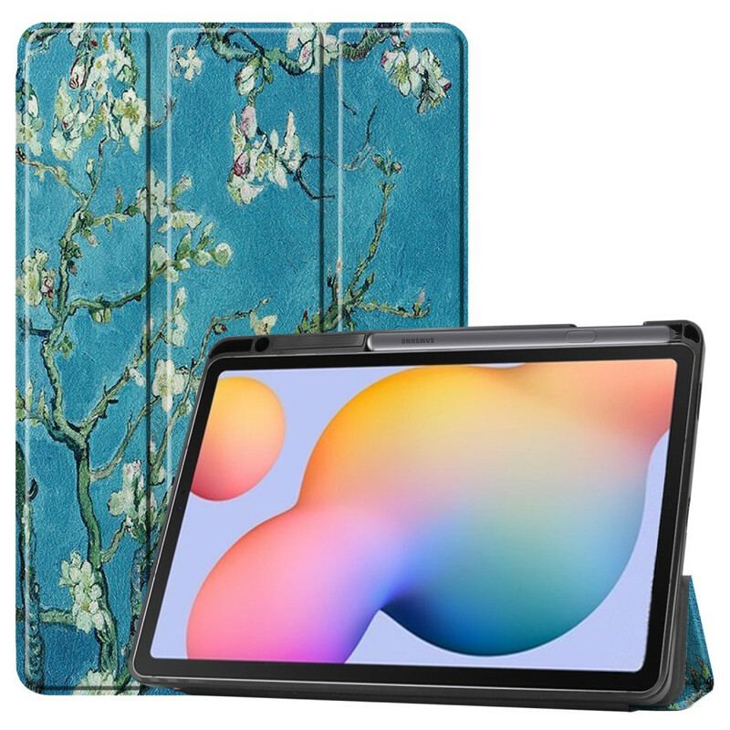 Smart Case Samsung Galaxy Tab S6 Lite Porte-Crayon Branches