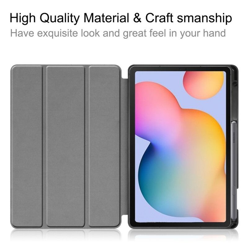 Smart Case Samsung Galaxy Tab S6 Lite Porte-Crayon Don't Touch Me