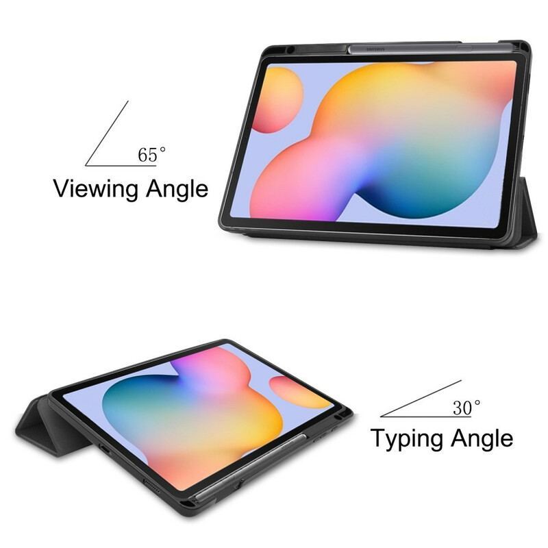 Smart Case Samsung Galaxy Tab S6 Lite Tri Fold Porte-Crayon