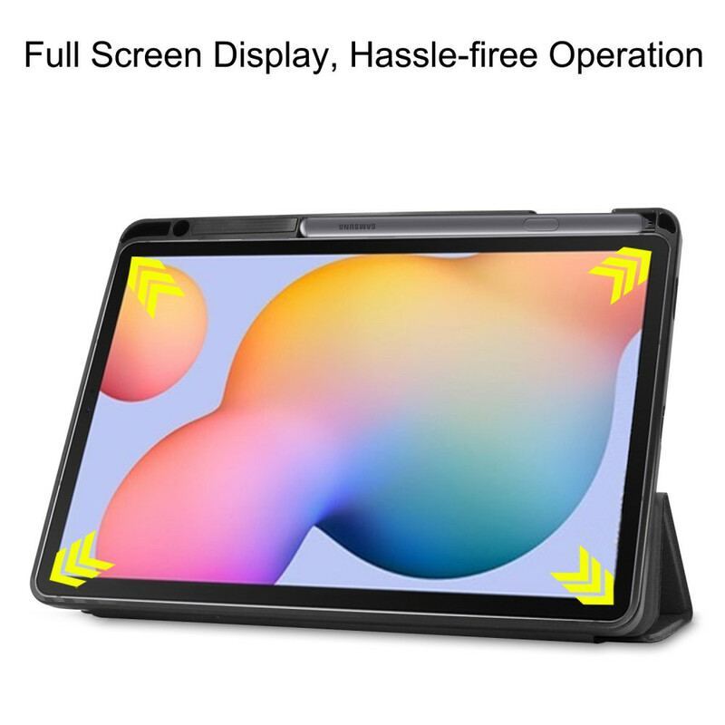 Smart Case Samsung Galaxy Tab S6 Lite Tri Fold Porte-Crayon