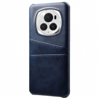 Coque Honor Magic 6 Pro Effet Cuir Porte-Cartes