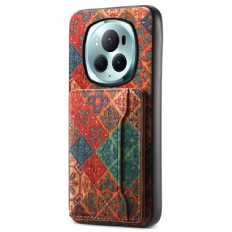 Coque Honor Magic 6 Pro Porte-Carte Design Floral