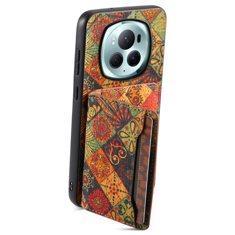 Coque Honor Magic 6 Pro Porte-Carte Design Floral