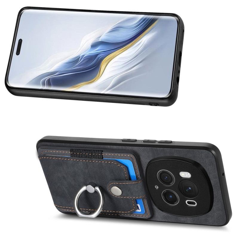 Coque Honor Magic 6 Pro Rétro Porte-Cartes et Support