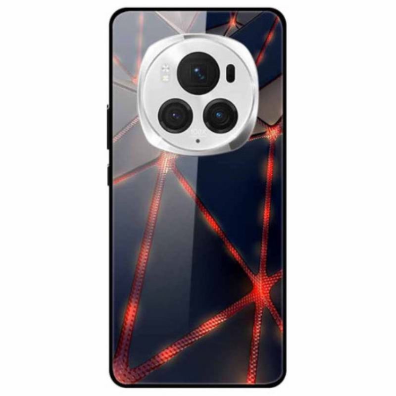 Coque Honor Magic 6 Pro Verre Trempé Laser Rouge