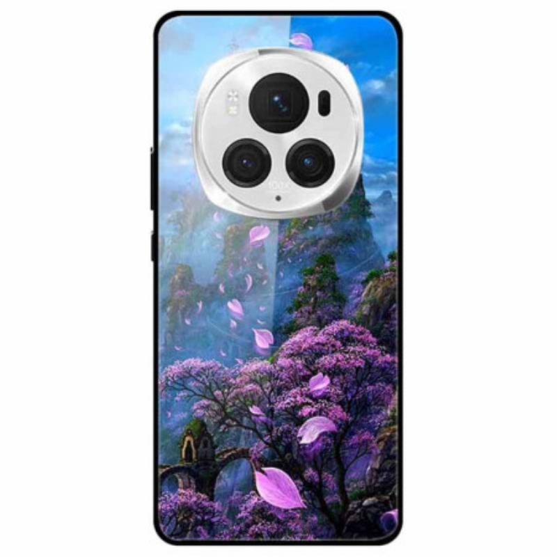 Coque Honor Magic 6 Pro Verre Trempé Montagne Fleurie