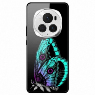 Coque Honor Magic 6 Pro Verre Trempé Papillon Vert Lumière