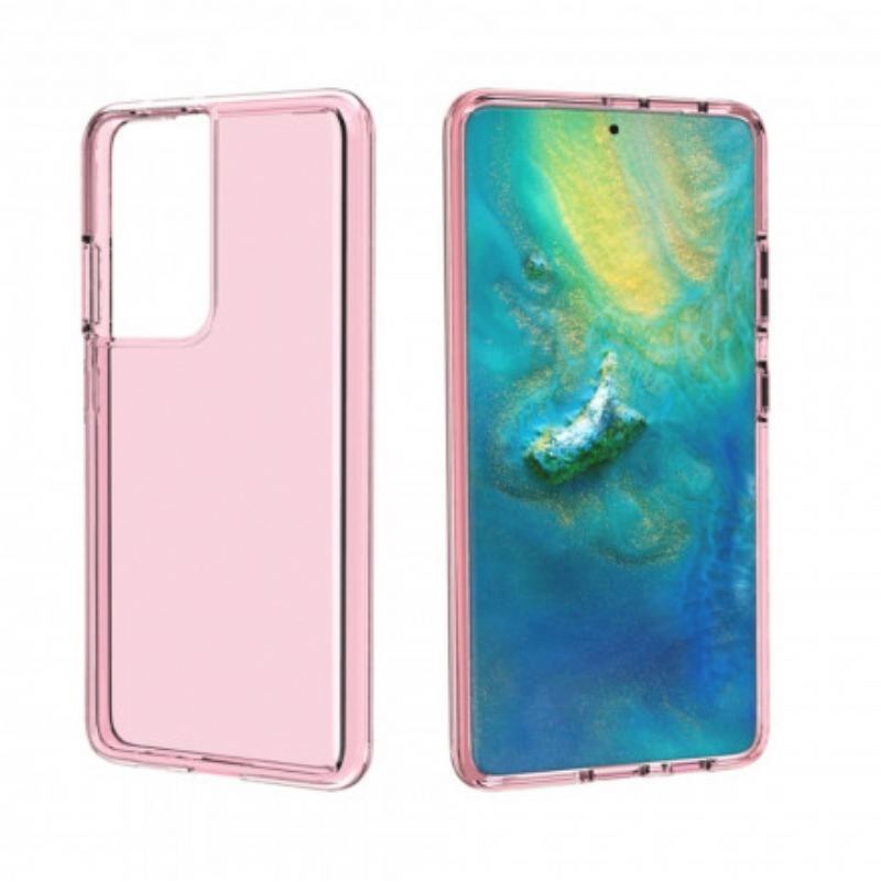 Coque Samsung Galaxy S21 Ultra 5G Colorée Transparente