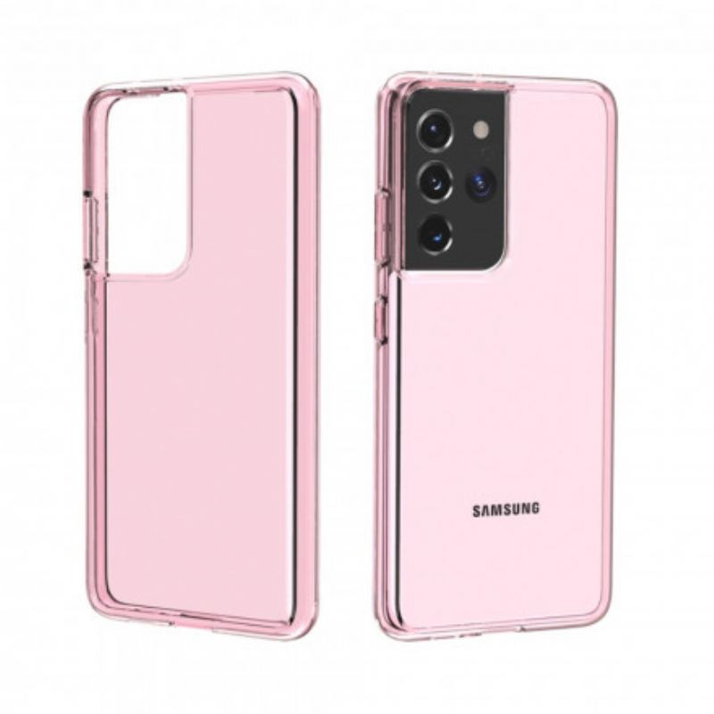 Coque Samsung Galaxy S21 Ultra 5G Colorée Transparente