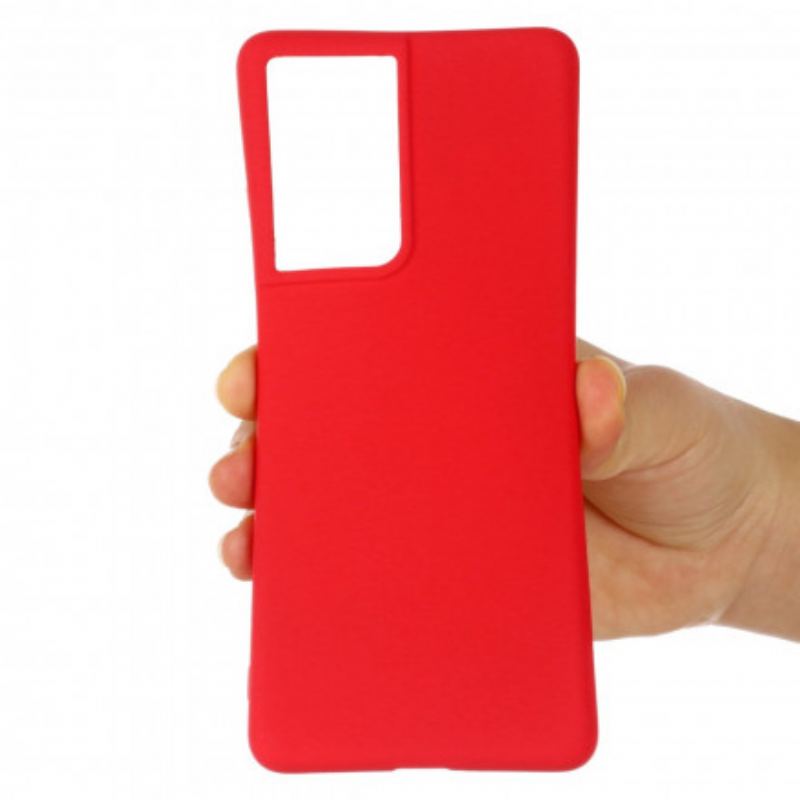 Coque Samsung Galaxy S21 Ultra 5G Conception Silicone Liquide