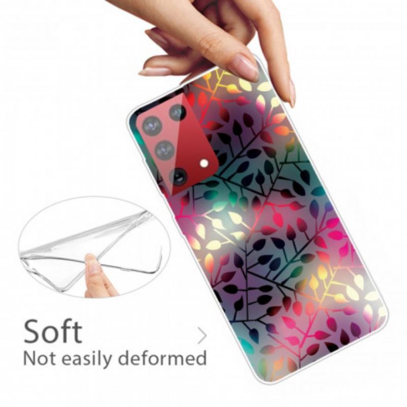 Coque Samsung Galaxy S21 Ultra 5G Feuilles