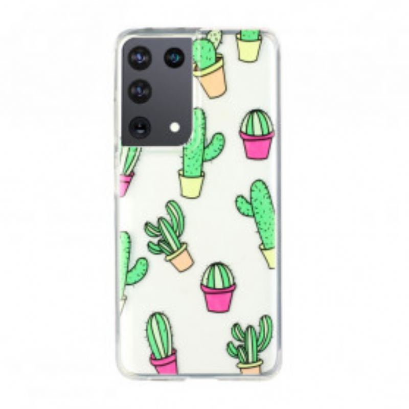 Coque Samsung Galaxy S21 Ultra 5G Minis Cactus