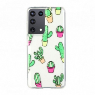 Coque Samsung Galaxy S21 Ultra 5G Minis Cactus