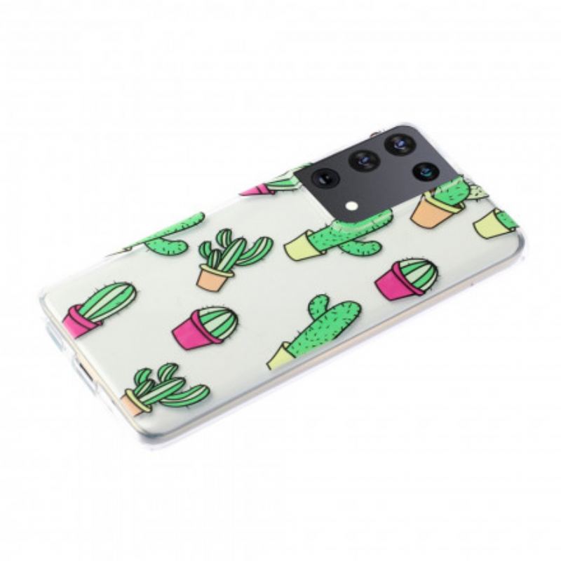 Coque Samsung Galaxy S21 Ultra 5G Minis Cactus