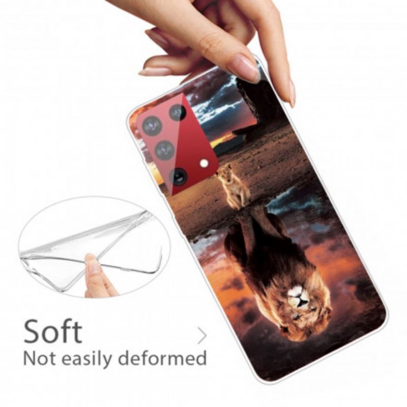 Coque Samsung Galaxy S21 Ultra 5G Rêve de Lionceau