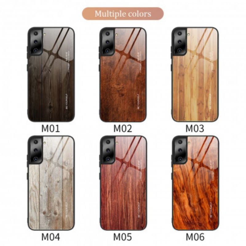 Coque Samsung Galaxy S21 Ultra 5G Verre Trempé Design Bois