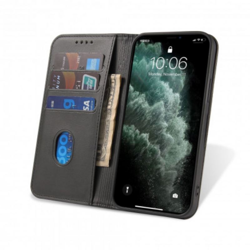 Flip Cover Samsung Galaxy S21 Ultra 5G Effet Cuir Business Style Plus