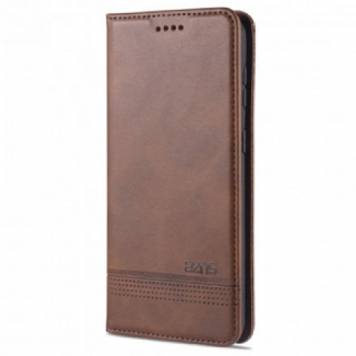 Flip Cover Samsung Galaxy S21 Ultra 5G Style Cuir AZNS