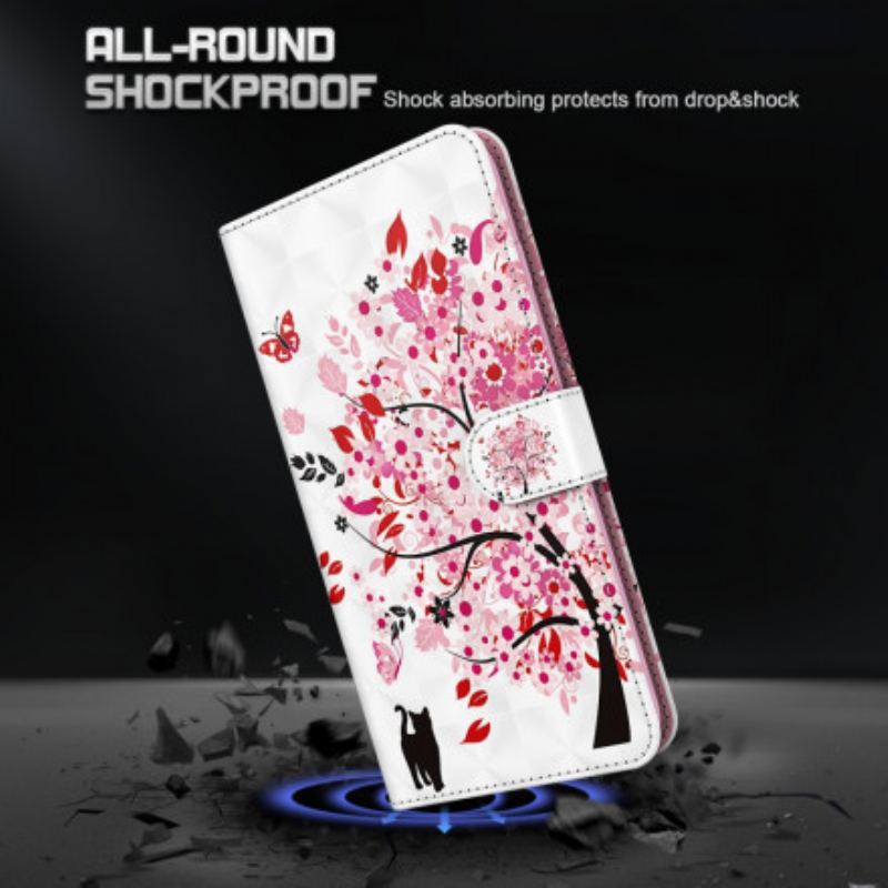 Housse Samsung Galaxy S21 Ultra 5G Arbre Rose