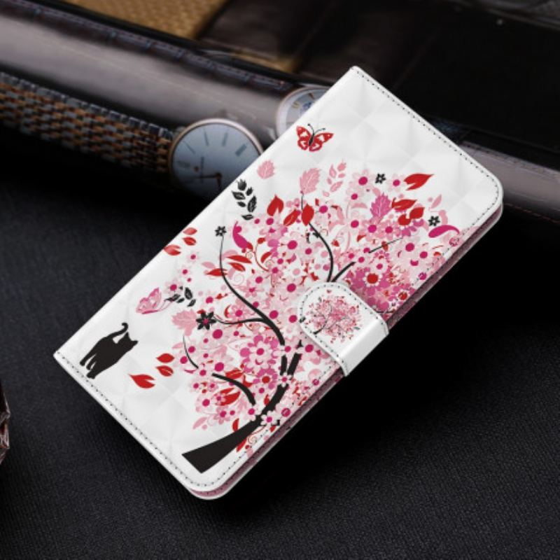 Housse Samsung Galaxy S21 Ultra 5G Arbre Rose