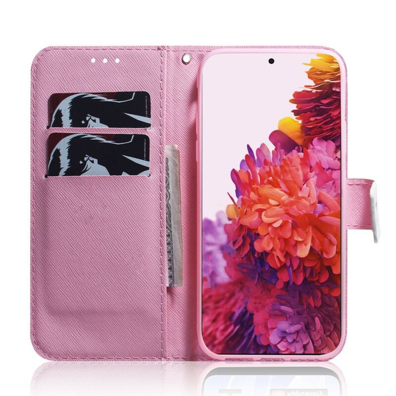 Housse Samsung Galaxy S21 Ultra 5G Fleur Vieux Rose