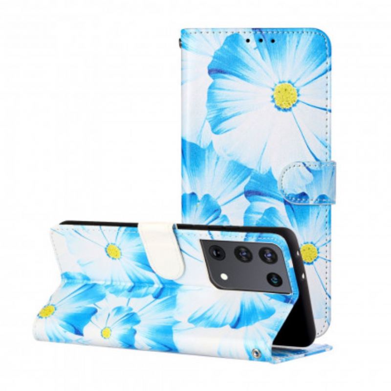 Housse Samsung Galaxy S21 Ultra 5G Fleurs en Folies