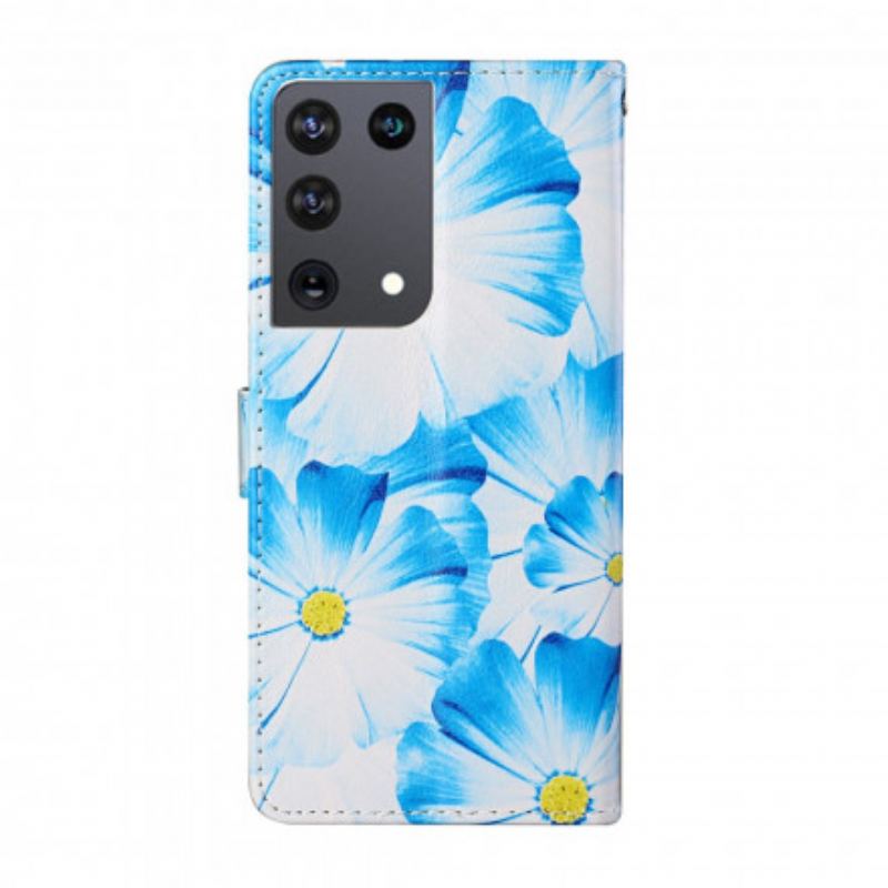 Housse Samsung Galaxy S21 Ultra 5G Fleurs en Folies