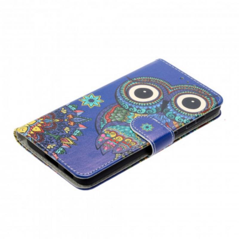 Housse Samsung Galaxy S21 Ultra 5G Hibou en Mandala